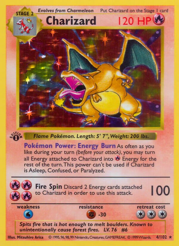Charizard Base 4/102 Rare Holo