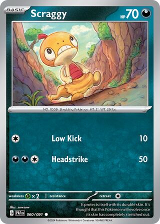 Scraggy (Paldean Fates 060/091)