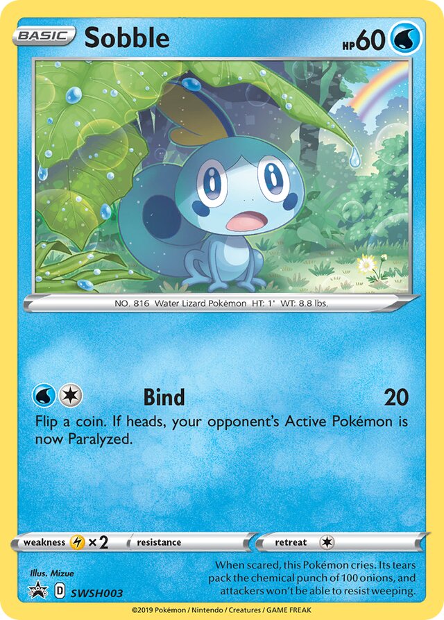SWSH003 Sobble SSP PROMO