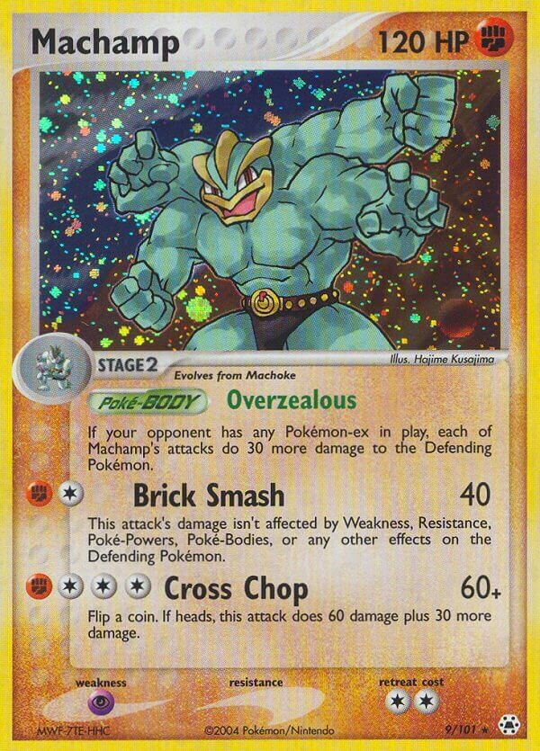 9/101 Machamp HL Rare Holo