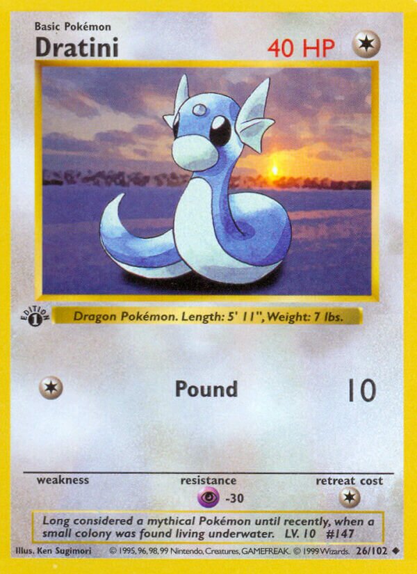 Dratini Base 26/102 Uncommon