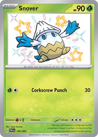 Snover (Paldean Fates 100/091)