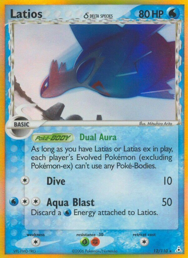 Latios δ Holon Phantoms 12/110 Rare Holo