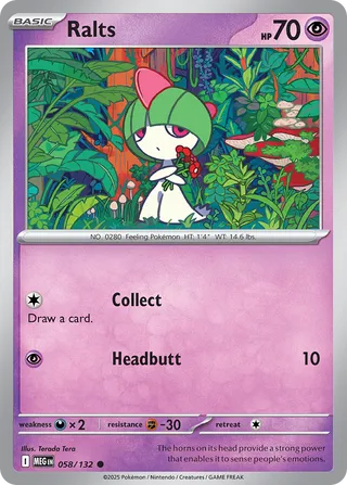 058/132 Ralts MEG Common