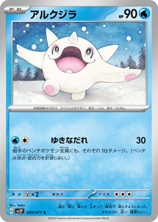 Cetoddleアルクジラ 9 Snow Hazardスノーハザード 020/071 C