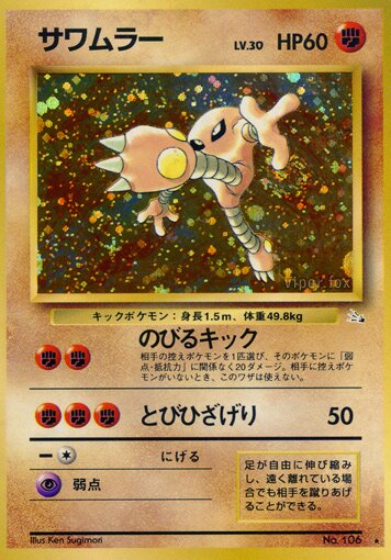 Hitmonleeサワムラー Mystery of the Fossils化石の秘密