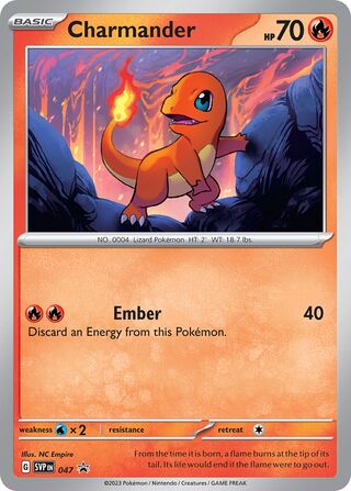 047 Charmander SVP PROMO
