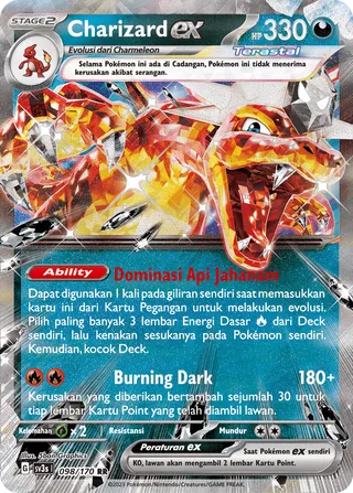 Charizard ex (Black Shine 098/170)