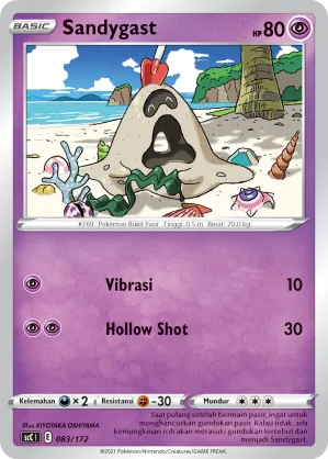 Sandygast (Evolution V Starter Deck 083/172)