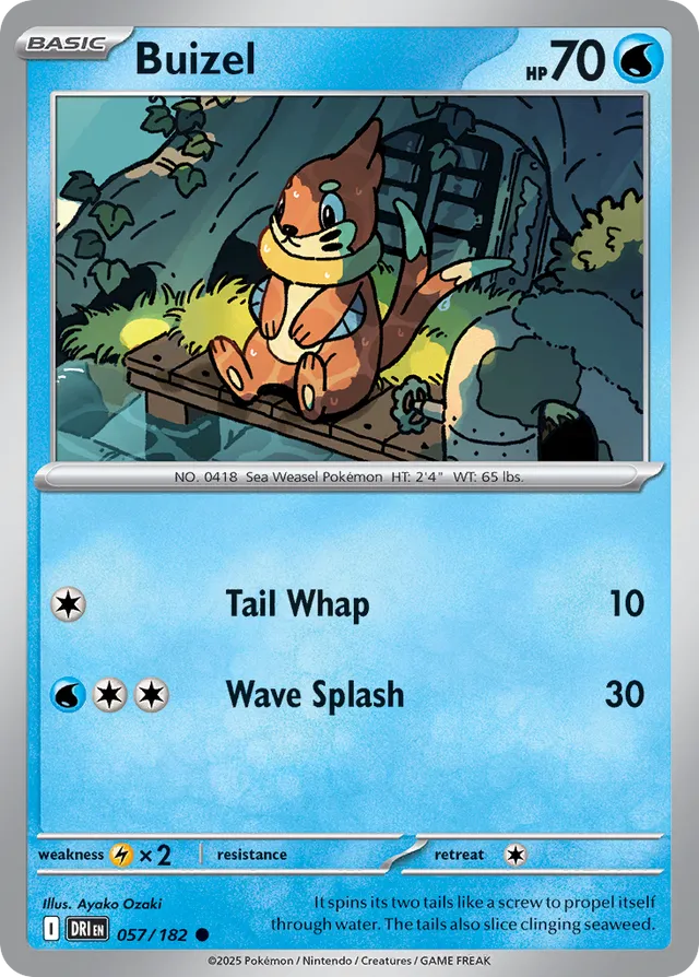 Buizel Destined Rivals 057/182 Common