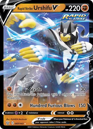 Rapid Strike Urshifu V (Battle Styles 087/163)