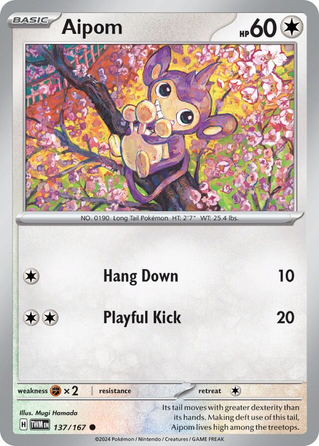 137/167 Aipom TWM Common