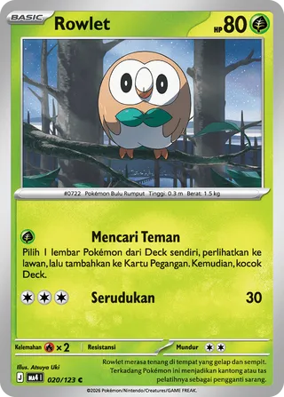 Rowlet (Void Blast 020/123)