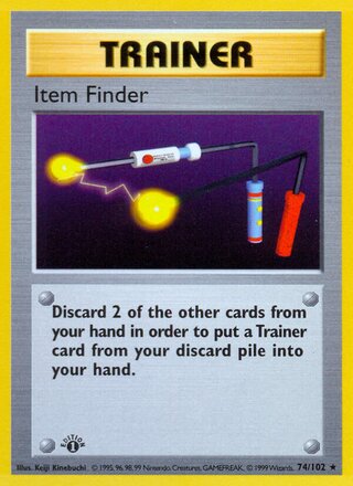 Item Finder (Base Set 74/102)