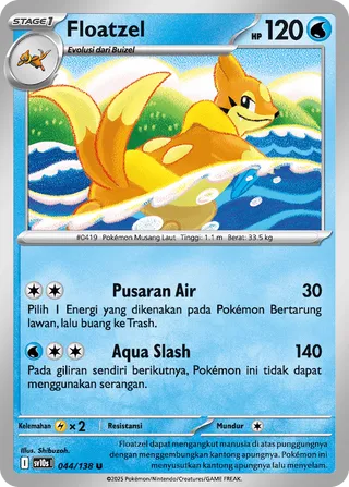 Floatzel (Presence of Champions 044/138)