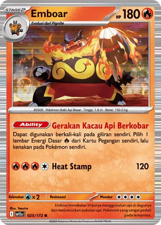 Emboar (Black & White 025/172)