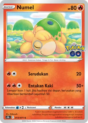 Numel (Pokémon GO 013/071)