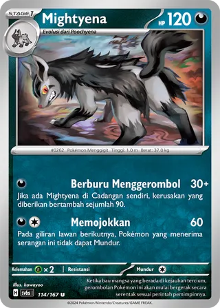 Mightyena (Transfiguration Mask 114/167)