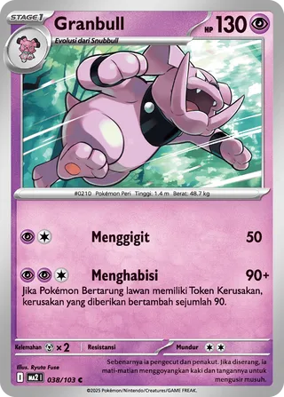 Granbull (Blue Blaze 038/103)