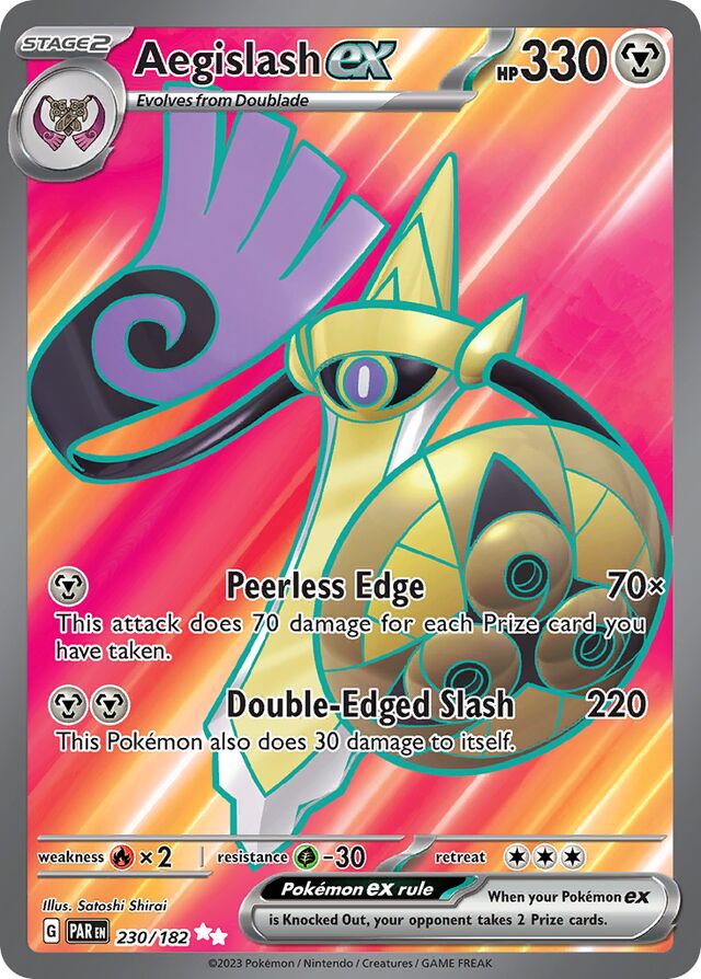 230/182 Aegislashex PAR Ultra Rare