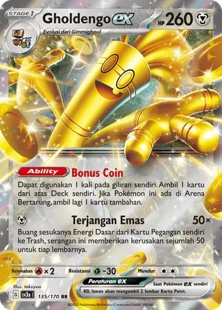 Gholdengo ex (Black Shine 135/170)