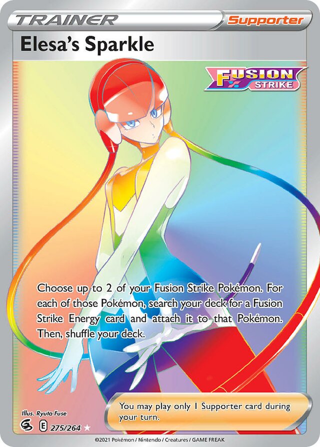 275/264 Elesa's Sparkle FST Rare Rainbow