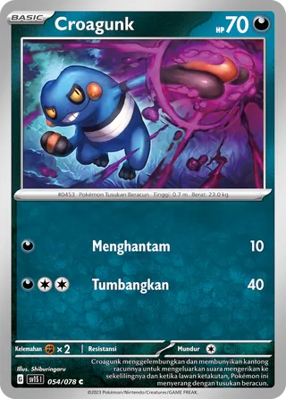 Croagunk (Scarlet ex 054/078)