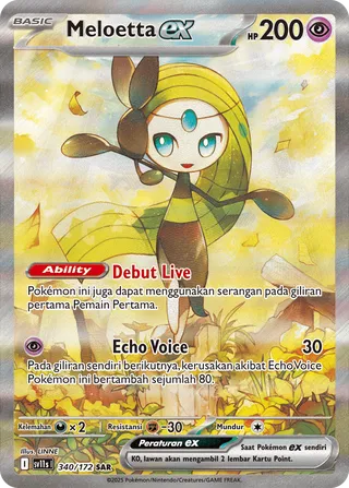 Meloetta ex (Black & White 340/172)