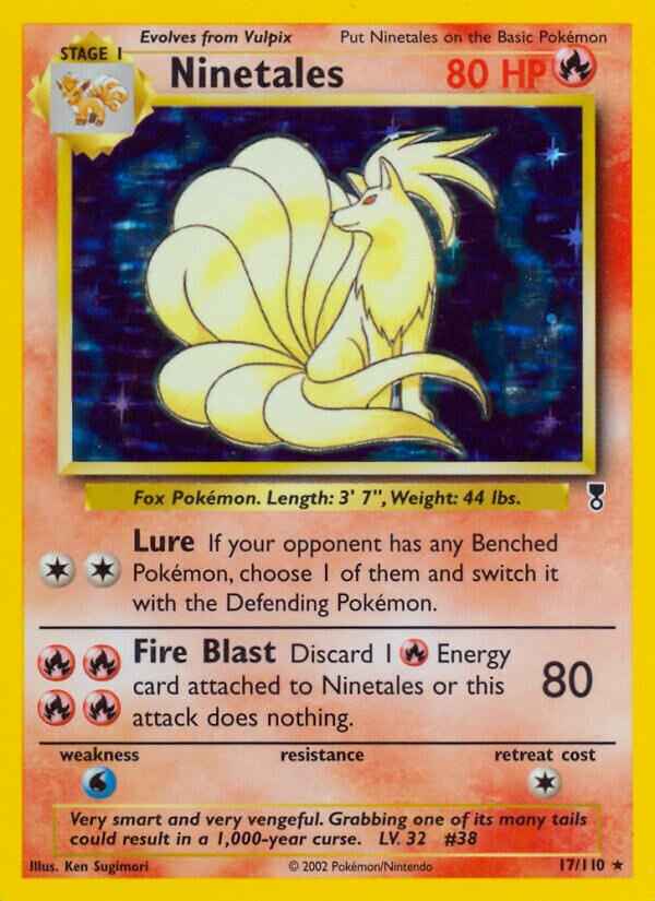 17/110 Ninetales LC Rare Holo