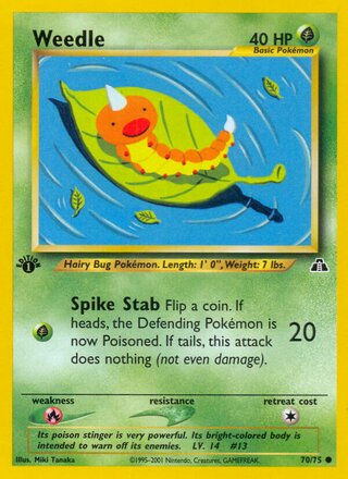 Weedle (Neo Discovery 70/75)