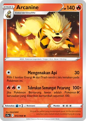 Arcanine (Incandescent Arcana 013/068)