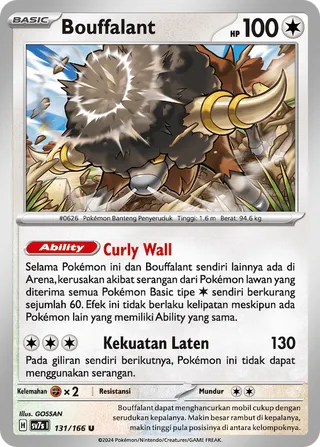 Bouffalant (Stellar Guidance 131/166)