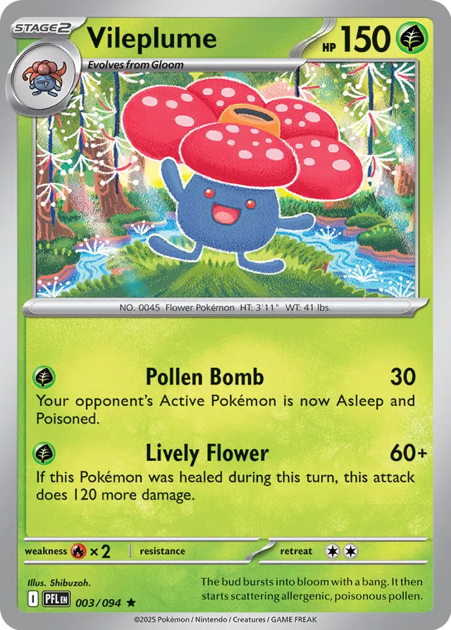 003/094 Vileplume PFL Rare