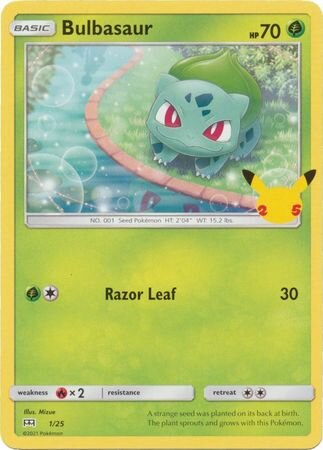 Bulbasaur McDonald's Collection 2021 1/25 —