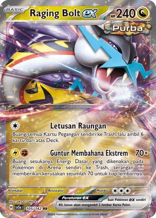 Raging Bolt ex (Ace Paradox 105/142)