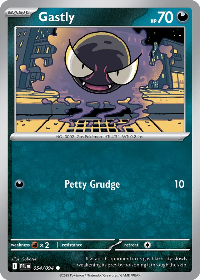 054/094 Gastly PFL Common