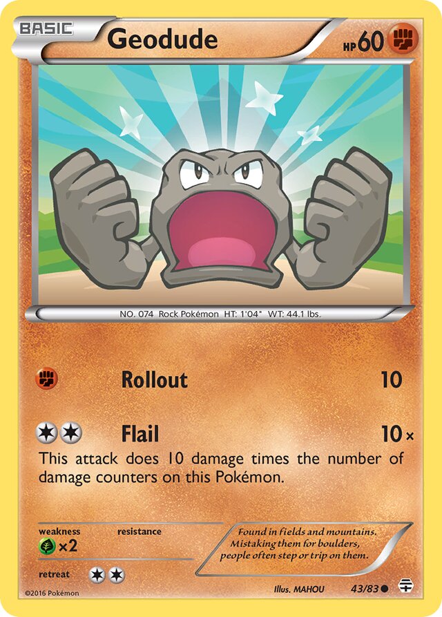 Geodude Generations 43/83 Common