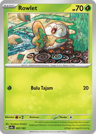 Rowlet (ex Compact Deck 007/163)