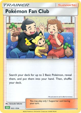 Pokémon Fan Club (Pokémon TCG Classic (Venusaur) 022/034)