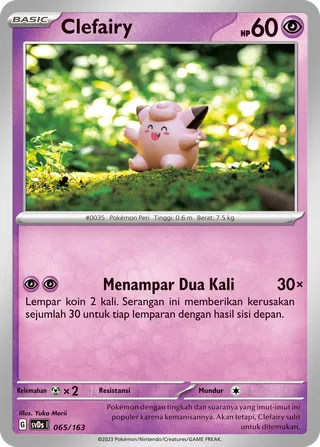 Clefairy (ex Compact Deck 065/163)