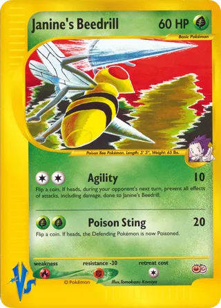 Janine's Beedrill (Tropical Mega Battle No. 002)