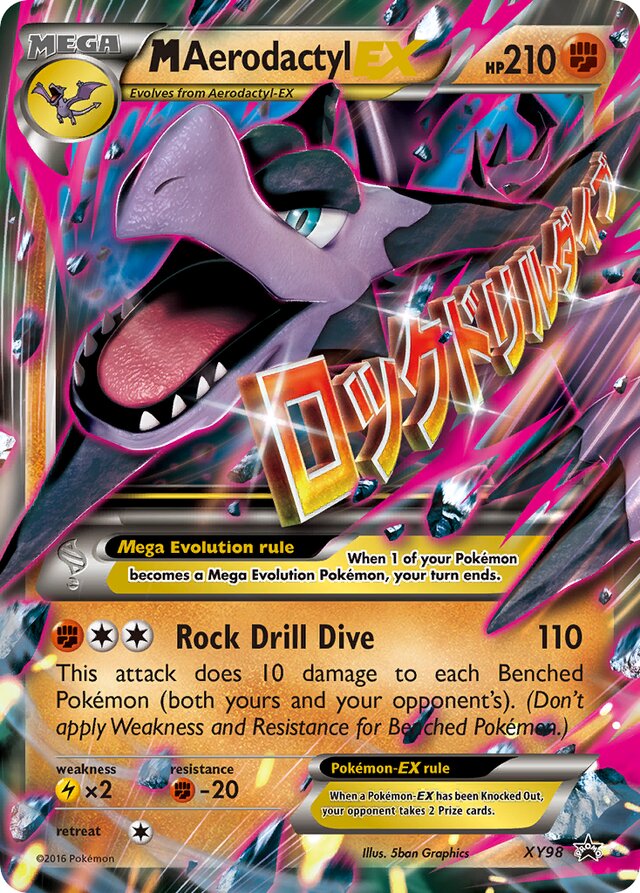 MegaAerodactylEX XY Black Star Promos XY98 PROMO