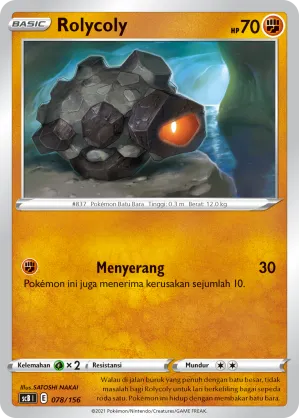 Rolycoly (Challenge V Starter Deck 078/156)