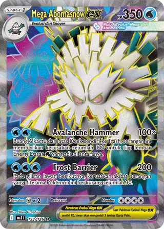 Mega Abomasnow ex (Mega Evolution 153/126)