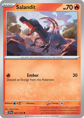 Salandit (Stellar Crown 023/142)