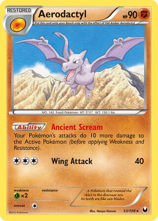 Aerodactyl (Dark Explorers 53/108)