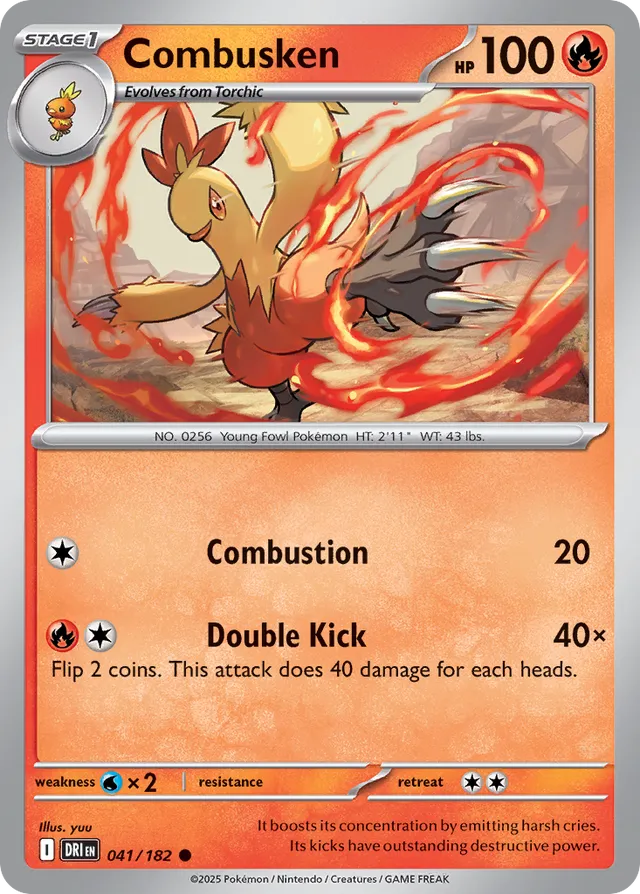 Combusken Destined Rivals 041/182 Common
