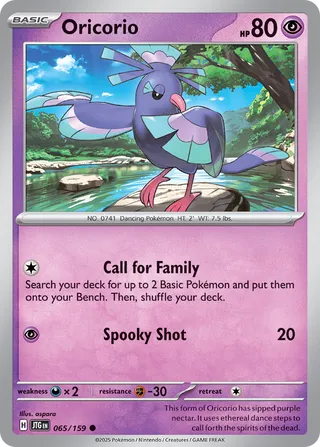 Oricorio (Journey Together 065/159)