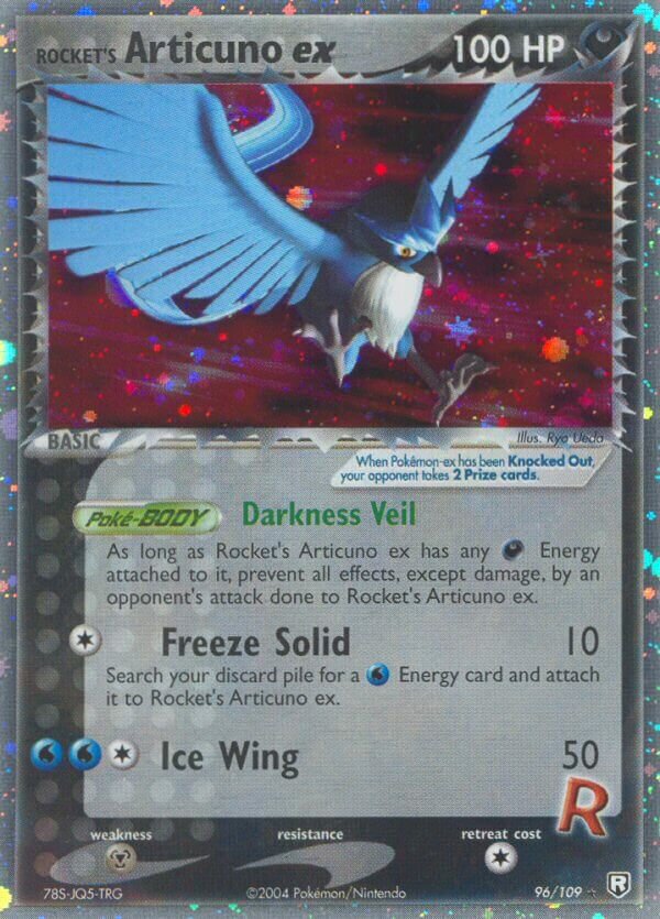 Rocket's Articuno ex Team Rocket Returns 96/109 Rare Holo ex
