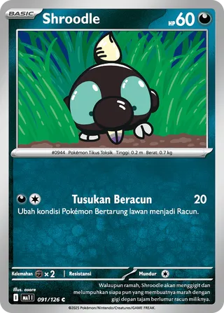 Shroodle (Mega Evolution 091/126)